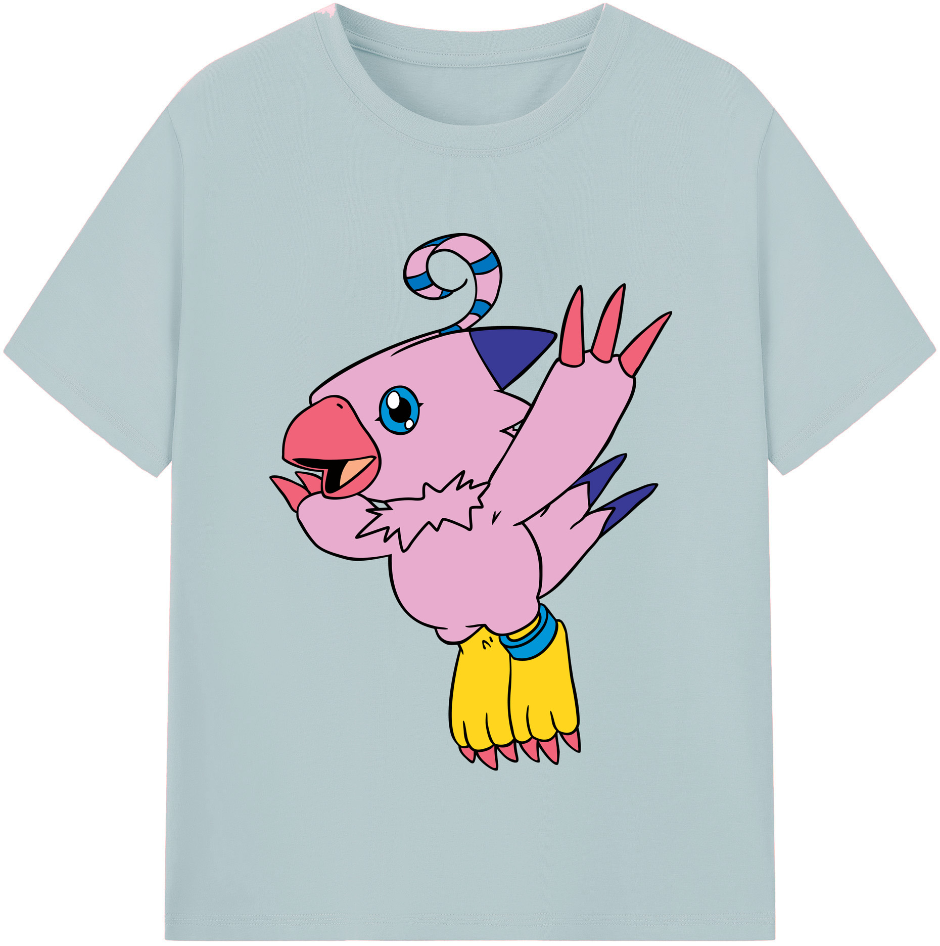 （画像用） Digimon デジタルモンスター/デジモン 綿100％半袖Tシャツ（フロントプリント）